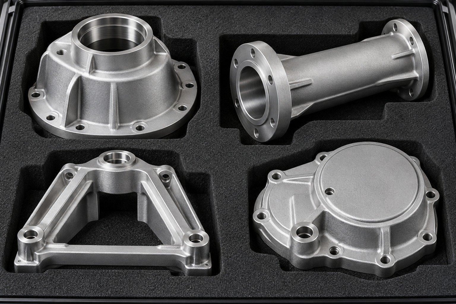 ZA-27 four custom za27 components packed concept — illustrative generated component concept