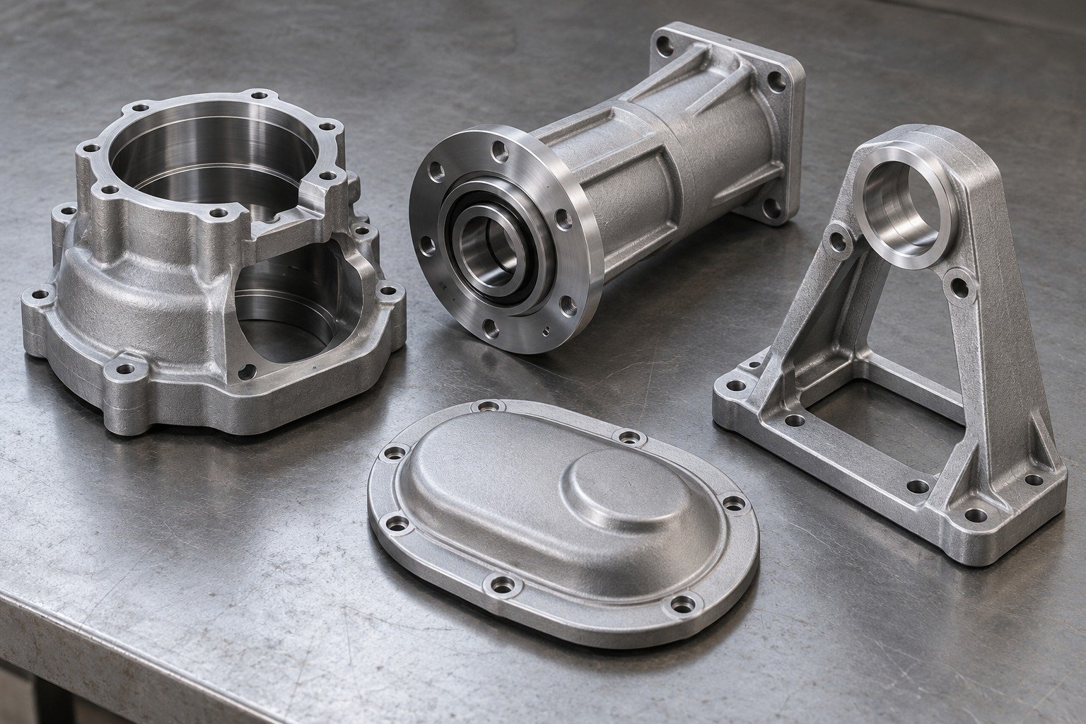 ZA-27 four distinct za27 machined casting concepts concept — illustrative generated component concept