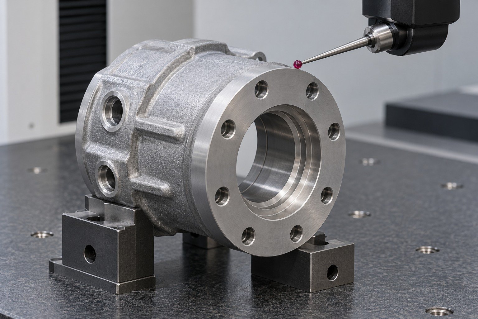ZA-27 round flange bearing sleeve records concept — illustrative generated component concept