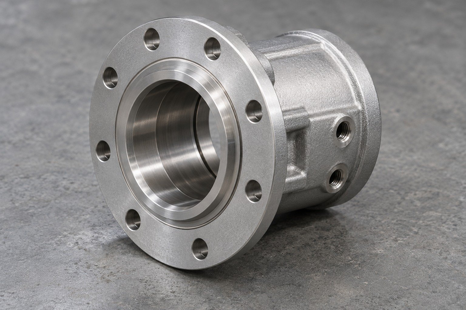 ZA-27 round flange sleeve fit review concept — illustrative generated component concept