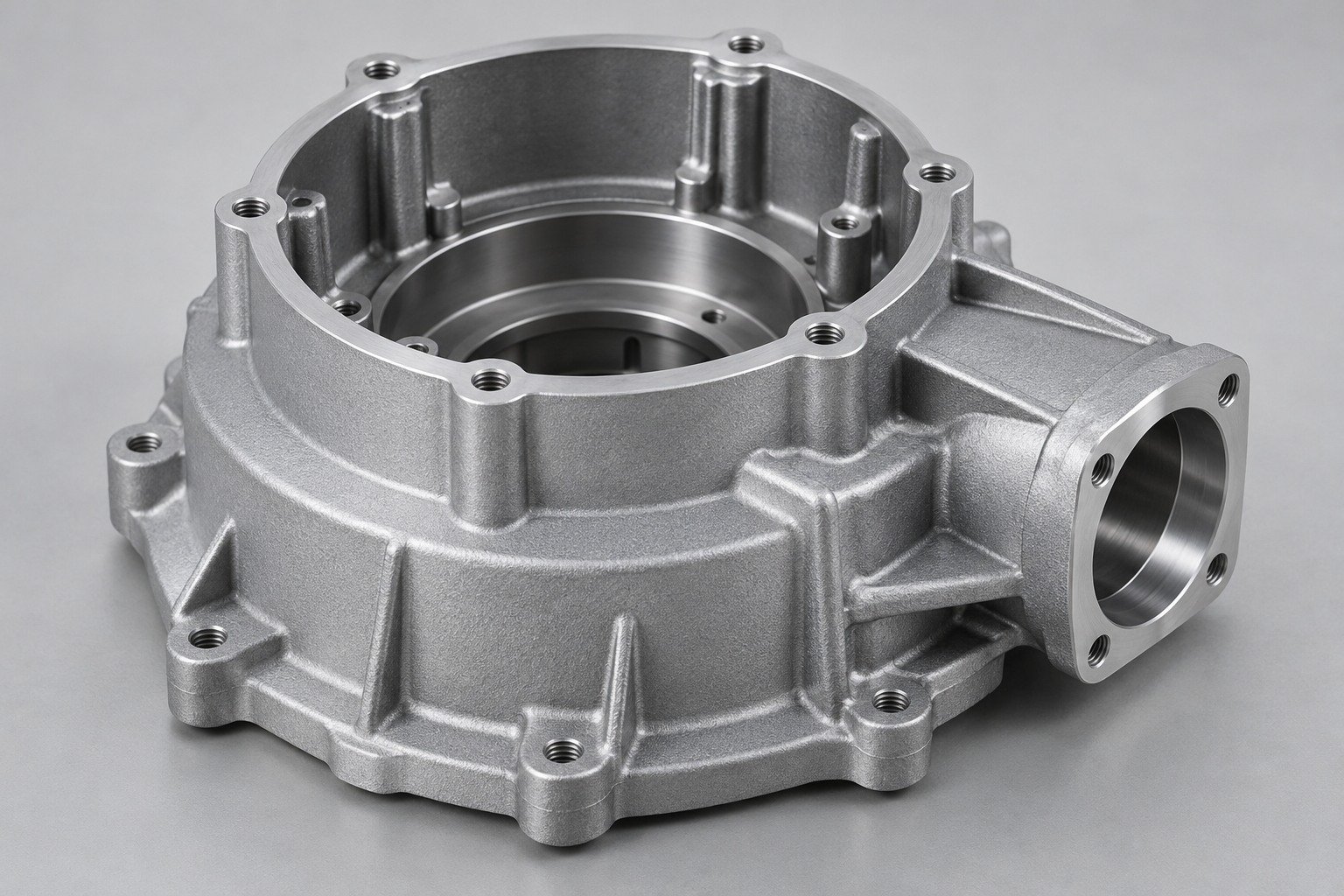 ZA-27 stepped reducer side port land concept — illustrative generated component concept