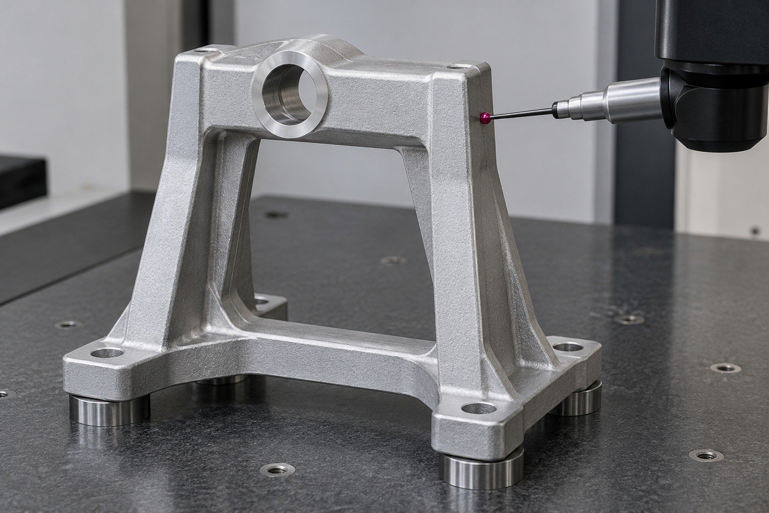 ZA-27 trapezoidal yoke frame records concept — illustrative generated component concept