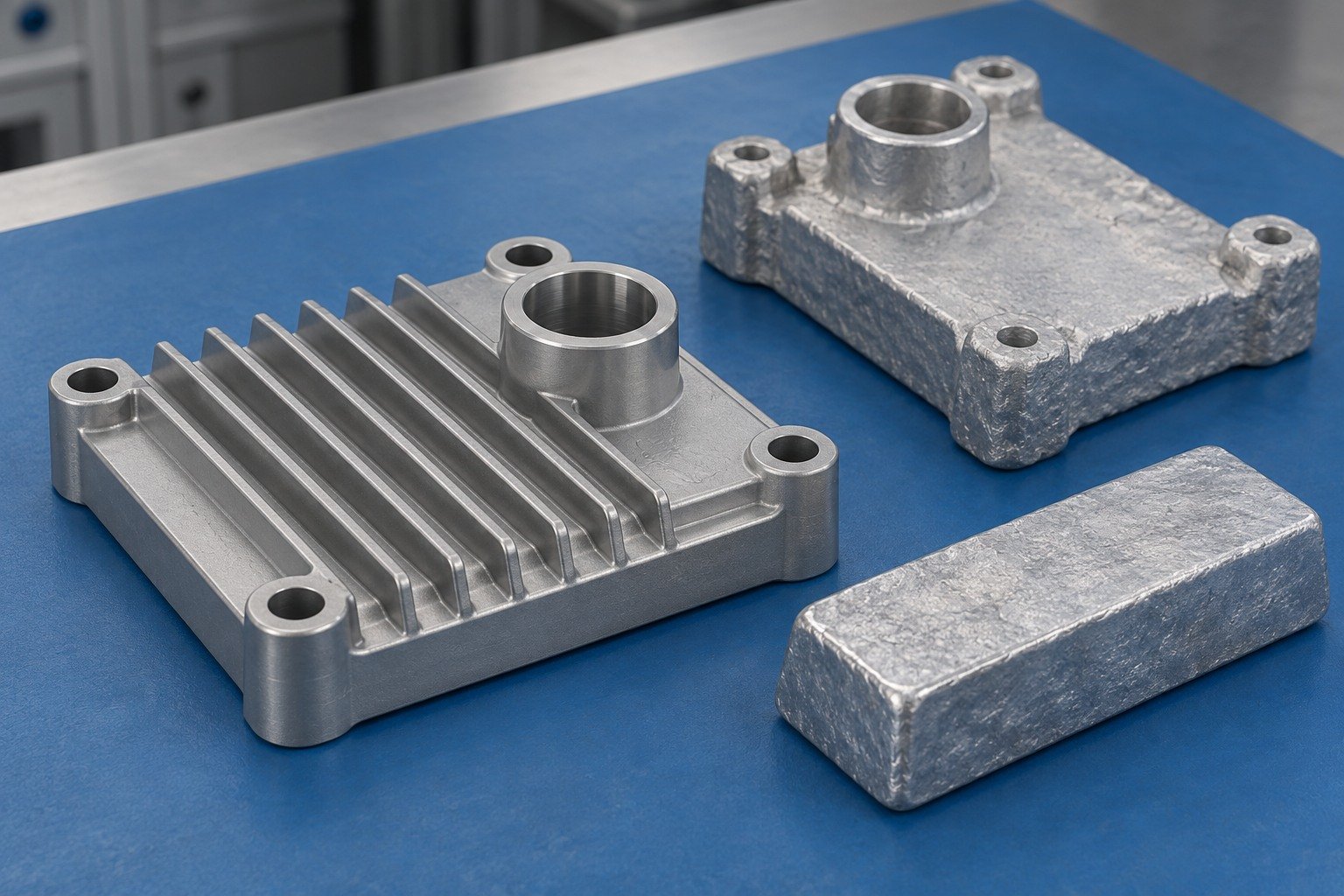 ZA-8 finned connector cover condition concept — illustrative generated component concept