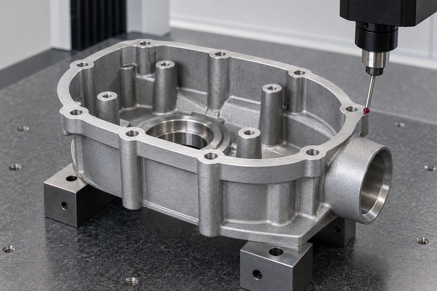 ZA-8 oval gearcase housing records concept — illustrative generated component concept