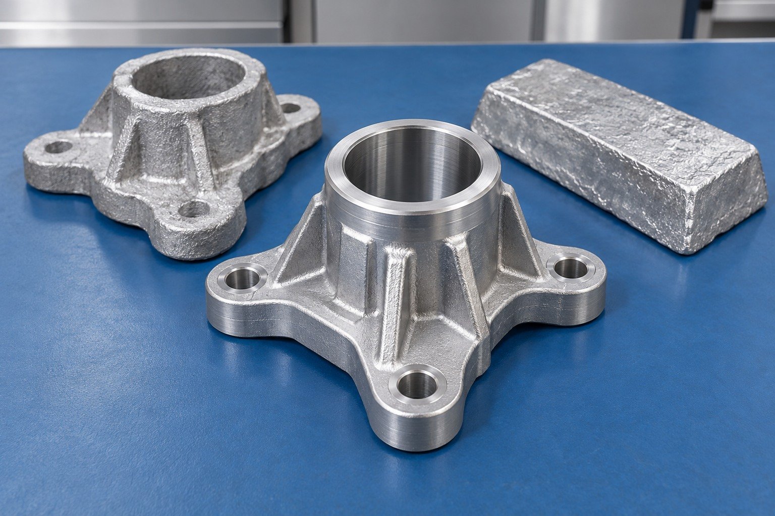 ZA-8 three foot bearing mount condition concept — illustrative generated component concept